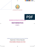 12th STD Mathematics Vol-1 English Medium