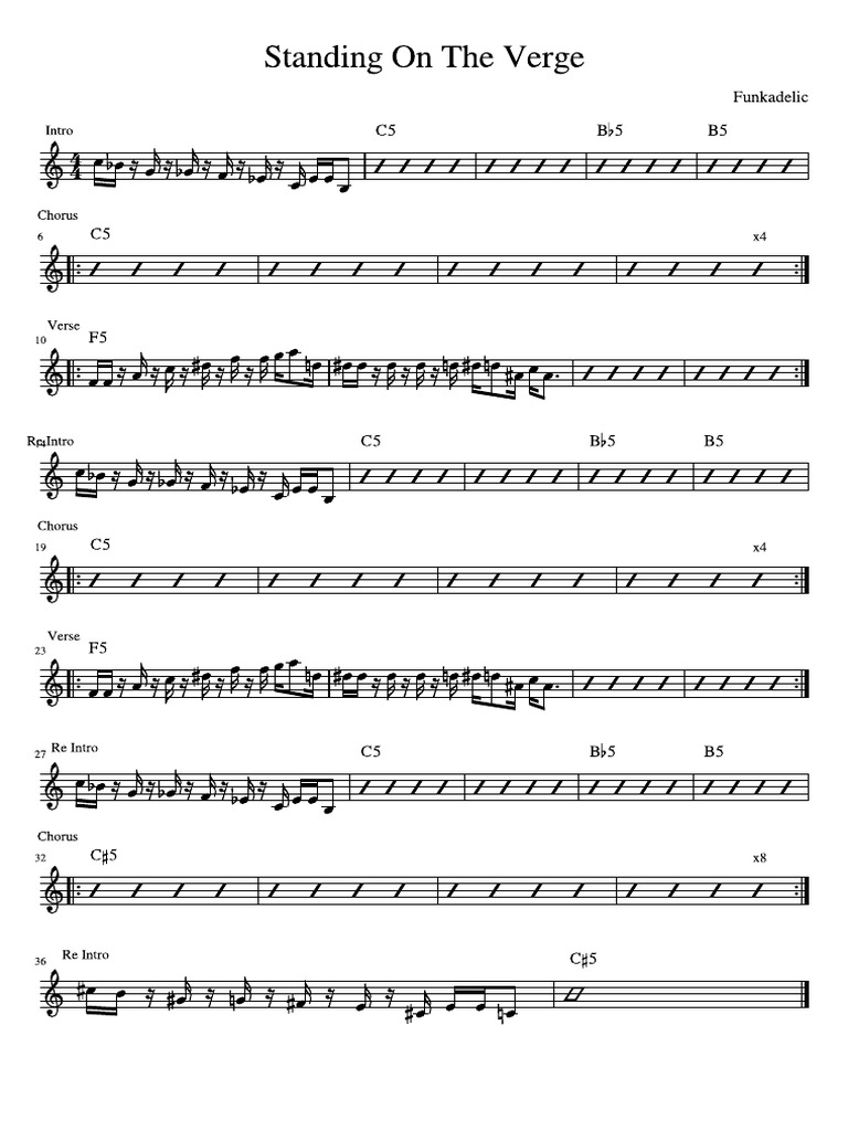 FunkadelicStanding On The Verge PDF