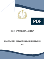 BOT Academy Examination Regulations and Guidelines 2021