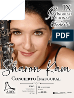 Cartel GRUPAL (Concierto Inaugural - Sharon Kam)