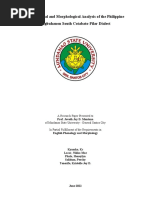 Phonological and Morphological Analysis of The Philippine