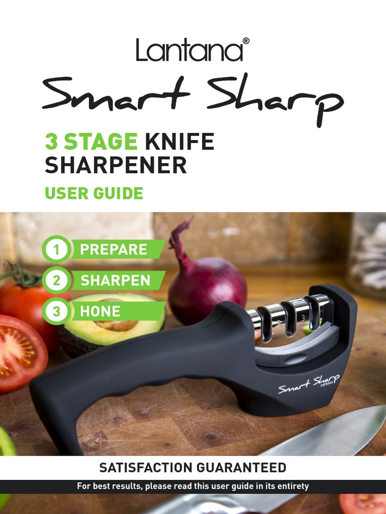 Lantana Smart Sharp Knife Sharpener Instructions (221119) PDF