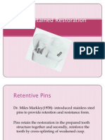 Pin Retained Restoration