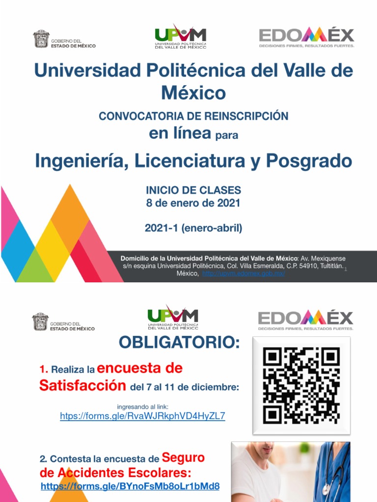 Reinscripción UPVM: Fechas y Requisitos | PDF | Ingeniería de Sistemas ...