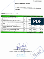 Refaccion y mantenimiento de cubierta policial Yacuiba