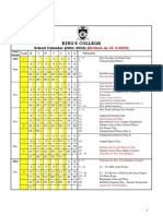 School Calendar 2021-22 Revised On 21-4-2022