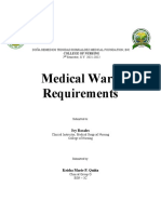 Medical Ward Requirements