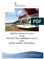 Service Manual & Ica For The Wipline 7000 Amphibian Float On The Quest Model 100 Kodiak