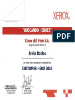 Xerox - Customer Hero 2005