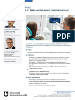 Prog_Parodontologie Et Implantation Chirurgicale_DU