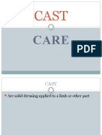 CAST CARE AND TYPES