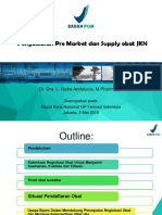 Pengawasan Pre Market Dan Supply Obat JKN - BPOM (Ibu Rixzka Andalusia)