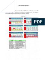 VI. Kalender Pendidikan