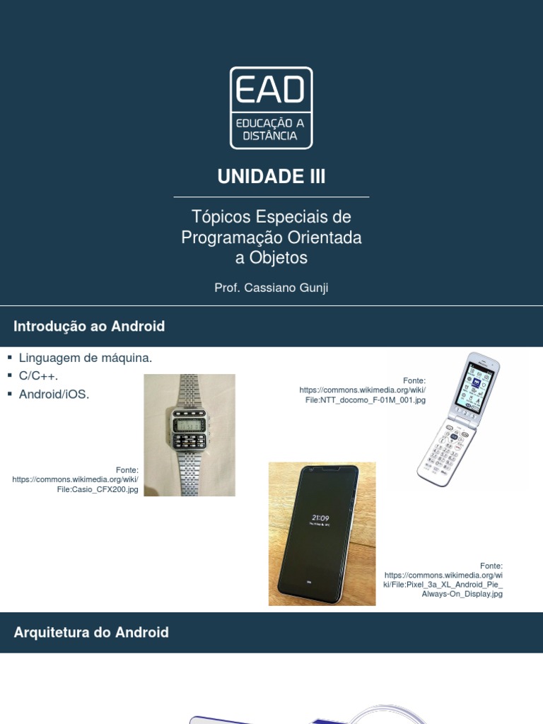 Slides de Aula III Poo | PDF | Android (sistema operacional ...