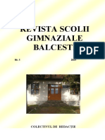 Revista Scolii Balcesti nr.1 Bun
