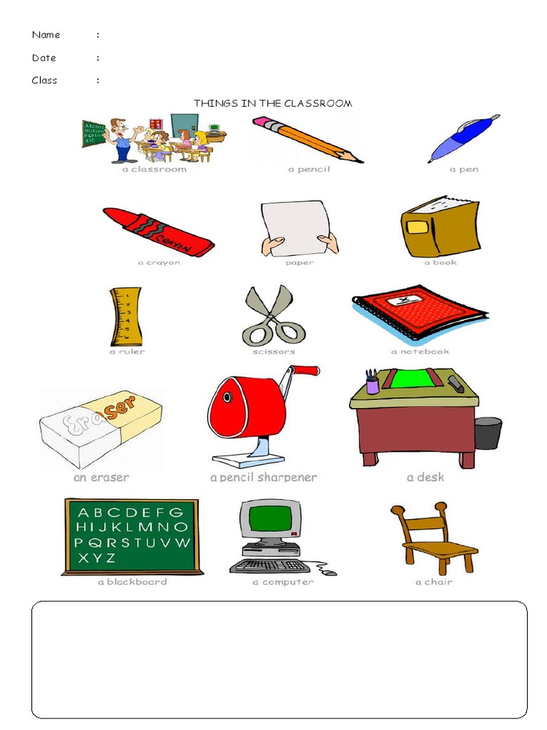 Classroom Things PDF