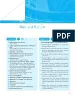 Finance - Chapter-03-Risk in Finance