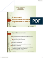 CH 2 Programmation C++ (2)