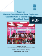 Union Civil MGNREG SOCIAL Audit Report 8 2016