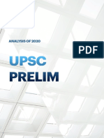 Upsc Pre Analysis 2020