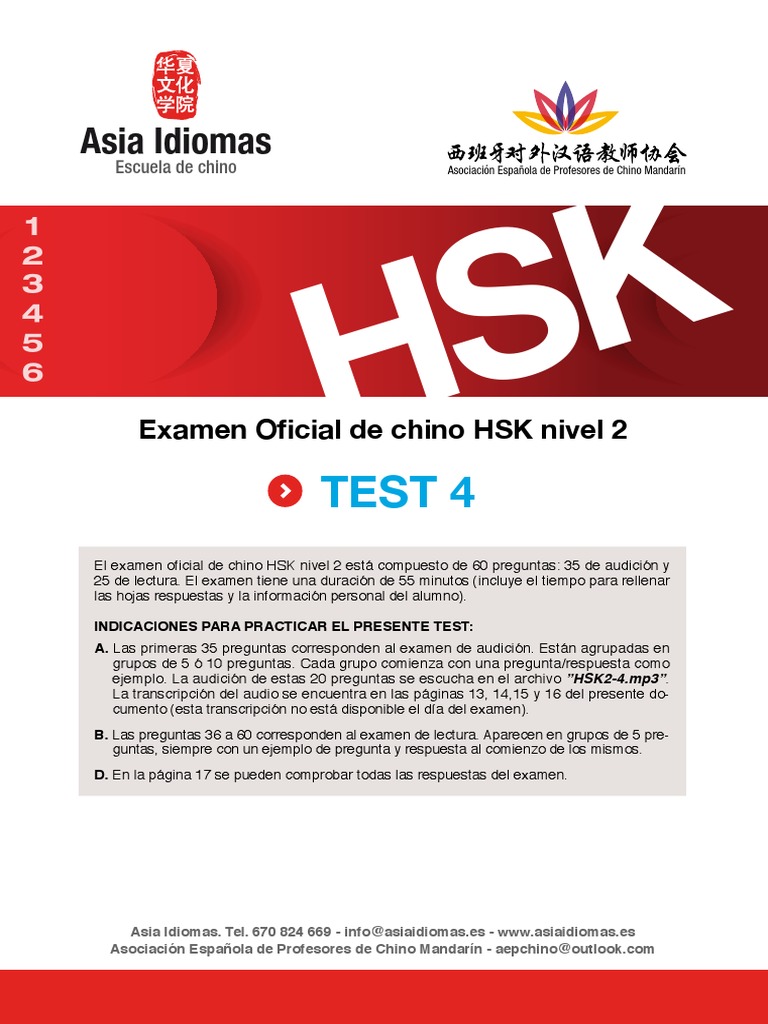 Model Test 4 Con Respuestas | PDF