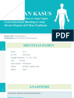 Melena Ec Susp Upper Gastrointestinal Bleeding Ec Gastritis Erosif DD Ulkus Peptikum