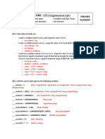 Assignment 1 - Op1 - Variables and Fundamental Data Types