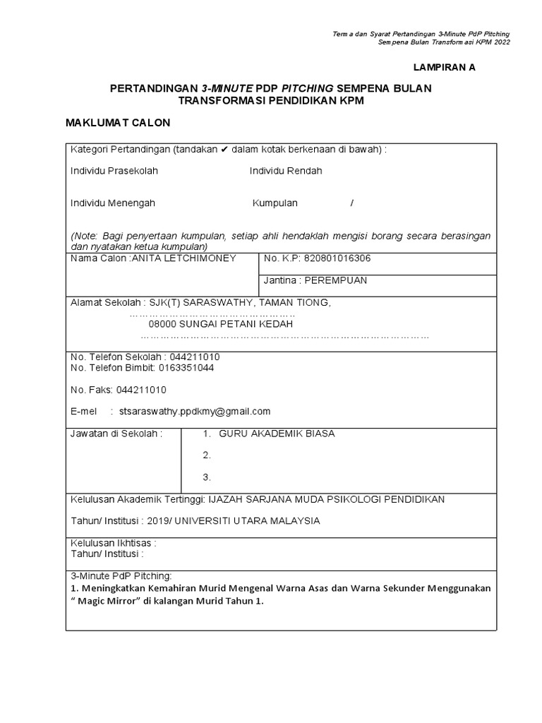 Lampiran a pdf