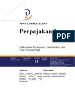 11-Modul Perpajakan 1 - Penundaan, Pembetulan Dan Pemeriksaan