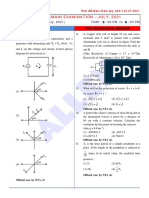 2207 Physics Paper With Ans Evening