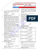 2507 Physics Paper With Ans Morning