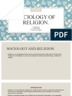 Sociology of Religion Theories