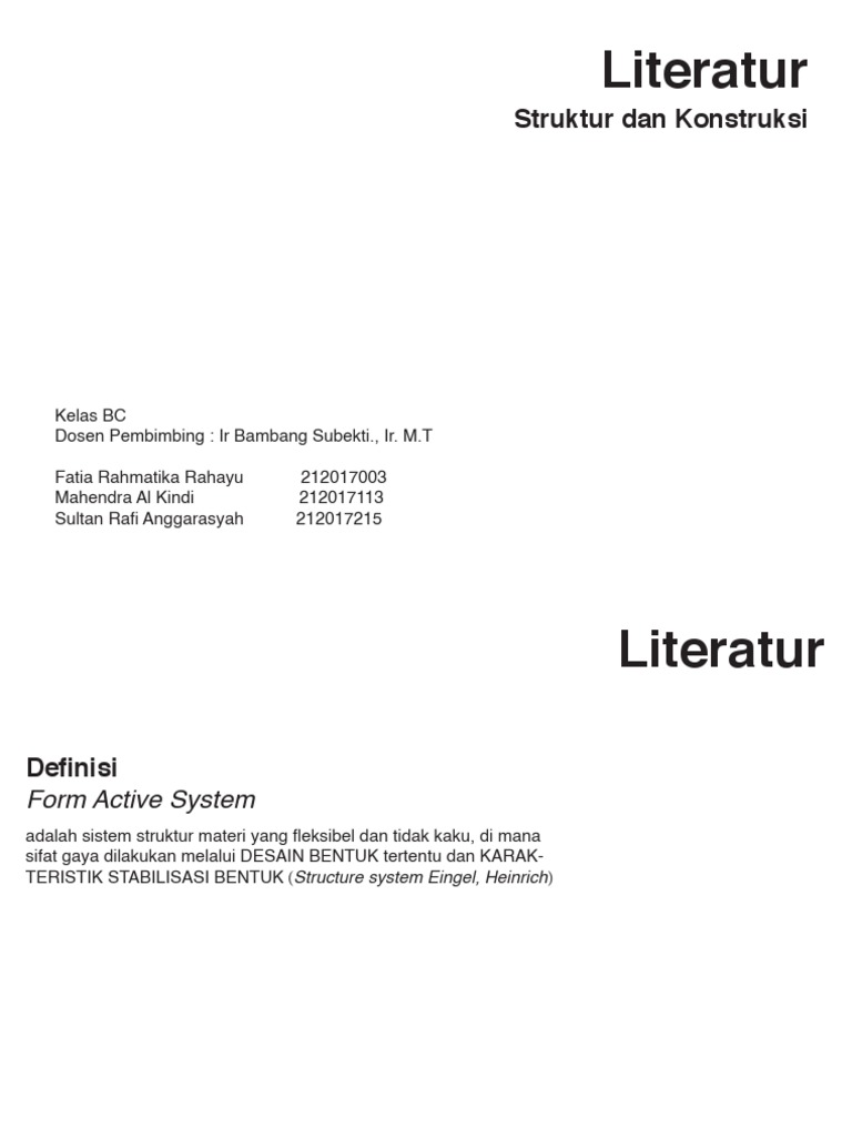 Struktur Sistem BC dalam Konstruksi | PDF