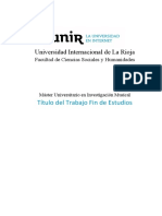 Universidad Internacional de La Rioja: Título Del Trabajo Fin de Estudios
