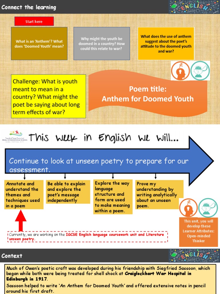 Week 2 Unseen Poetry Continued | PDF | Poetry | Linguistics