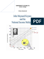 Keynes and National Income Multiplier