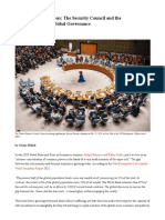 The Political Oxymoron - The Security Council and The Democratization of Global Governance
