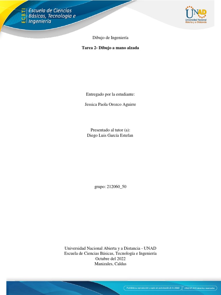 Jessica Orozco - Grupo 50 | PDF | Dibujo | Dibujo técnico