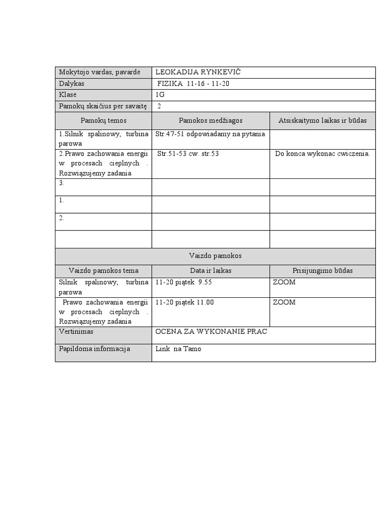 Ig Kl Plan Na Tydzien PDF