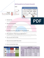 Les Adjectifs Possessifs et Les Pronoms Possessifs