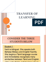 Week 2 Transfer of Learning
