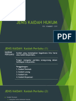 PDR - Jenis Kaidah Hukum