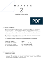 Technical Writing Basics: Structure, Positioning, Word Choice and Referencing