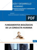 SEMANA N° 3 - Fundamentos biológicos y socioculturales de la conducta humana