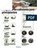 Programa de Calistenia para Principiantes (Artículo) Autor Foodspring