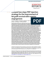 Delayed Two Steps PRP Injection Strategy For The Improvement of Fat Graft Survival With Superior Angiogenesis