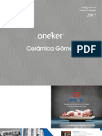 Ceramica Gomez-Oneker Dobles Catalogo General 2017 GENERAL EXPORTACION