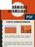 Cerâmicas Vermelhas