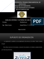 Caso de Estudio de Análisis Interno y Externo de Una Organización