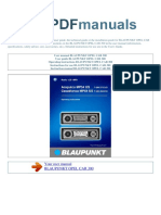 user-manual-BLAUPUNKT-OPEL CAR 300-E